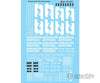 Microscale N 601277 Burlington Northern - BN - ACF Centerflow Hoppers Decals