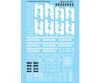 Microscale N 601277 Burlington Northern - BN - ACF Centerflow Hoppers Decals