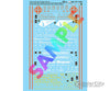 Microscale N 601422 Railroad Decal Set -- Calif Shortline Per Diem Boxcars A&Mr Amador Central