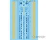 Microscale N 601461 Railroad Decal Set -- Alaska Arr Modern Hood Diesels Decals
