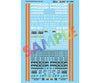 Microscale N 601466 Railroad Decal Set -- Various Procor Prox Tank Cars Decals