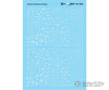 Microscale N 601522 Railroad Decal Set -- Assorted Chalk Boxcar Markings Decals