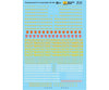 Microscale N 6021 Railroad Decal Set - Prr -- Hood Unit Diesels 1937-1968 Decals
