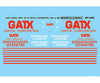 Microscale N 604058 Railroad Decal Set - General American Capital Corp. Lease Fleet Sd40-2 Diesels