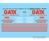 Microscale N 604058 Railroad Decal Set - General American Capital Corp. Lease Fleet Sd40-2 Diesels