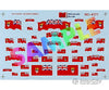 Microscale N 604371 Canadian Flags -- 1870-1965 Red W/Union Jack In Field Decals