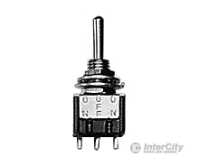 Miniatronics Corp. 3622002 Miniature Toggle Switches -- Spdt 5Amp 120V Momentary Pkg(2) Lights &