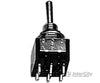 Miniatronics Corp. 3627002 Miniature Toggle Switches -- Dpdt 5Amp 120V Momentary Pkg(2) Lights &