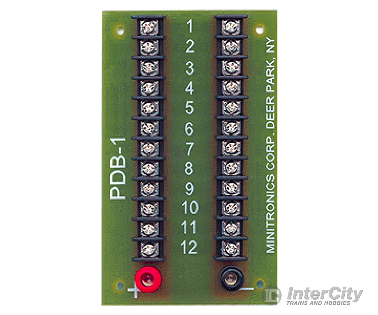 Miniatronics Pdb - 1 - 12 - Position Prewired Power Distribution Block Rated At 15 Amps Lights &