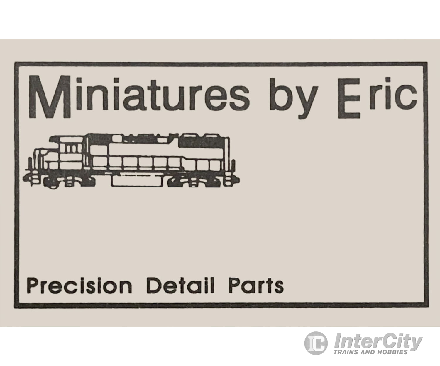 Miniatures By Eric HO T5 C Liner Sideframes Detailing Parts