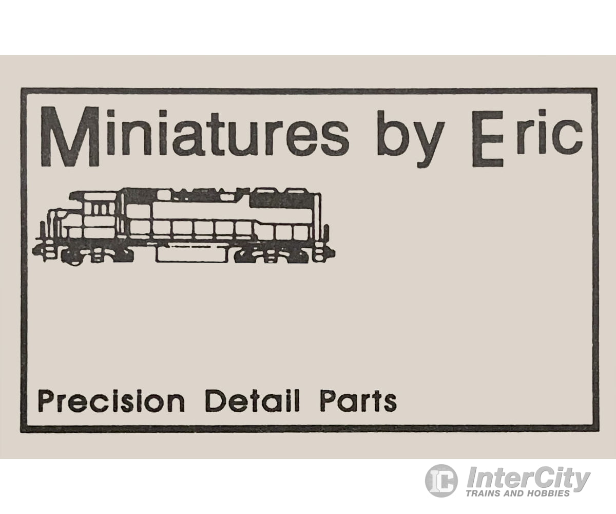 Miniatures By Eric N NB1 High Hood Bell Detailing Parts