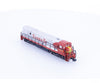 Minitrix 51200600 N U28C Warbonnet Diesel Locomotive #2 Santa Fe (SF) 576 Analog DC - Locomotives