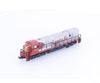 Minitrix 51200600 N U28C Warbonnet Diesel Locomotive Santa Fe (SF) 576 Analog DC - Locomotives
