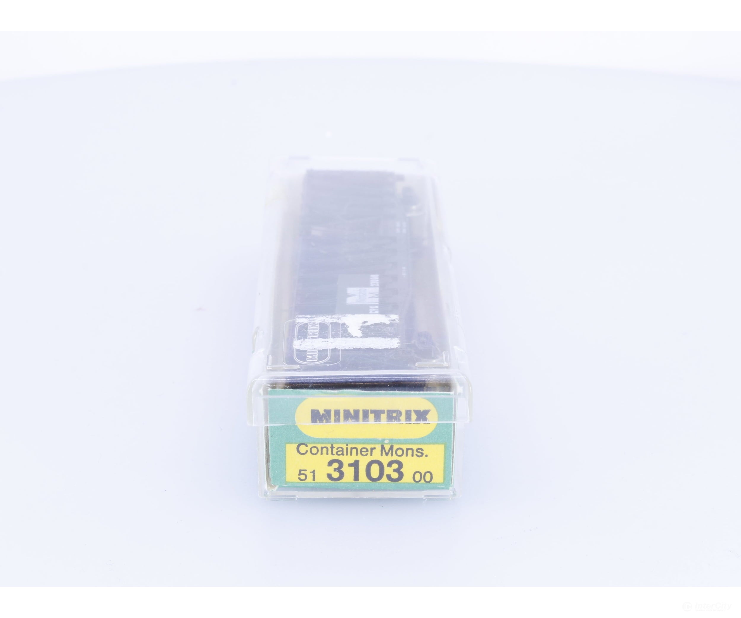 Minitrix 51310300 N Container Flat Car with Braces Monsanto (MCPX) 23008 Freight Cars