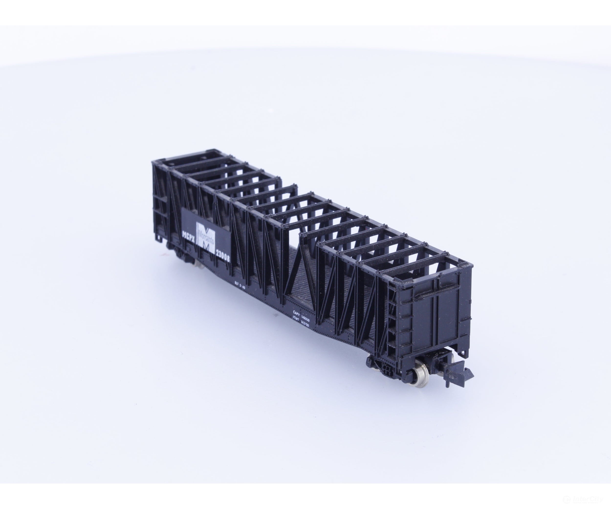 Minitrix 51310300 N Container Flat Car with Braces Monsanto (MCPX) 23008 Freight Cars