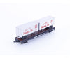 Minitrix 51314900 N Piggyback Flatcar with 2 Trailers Atchison Topeka and Santa Fe (ATSF) 94138 - Freight Cars