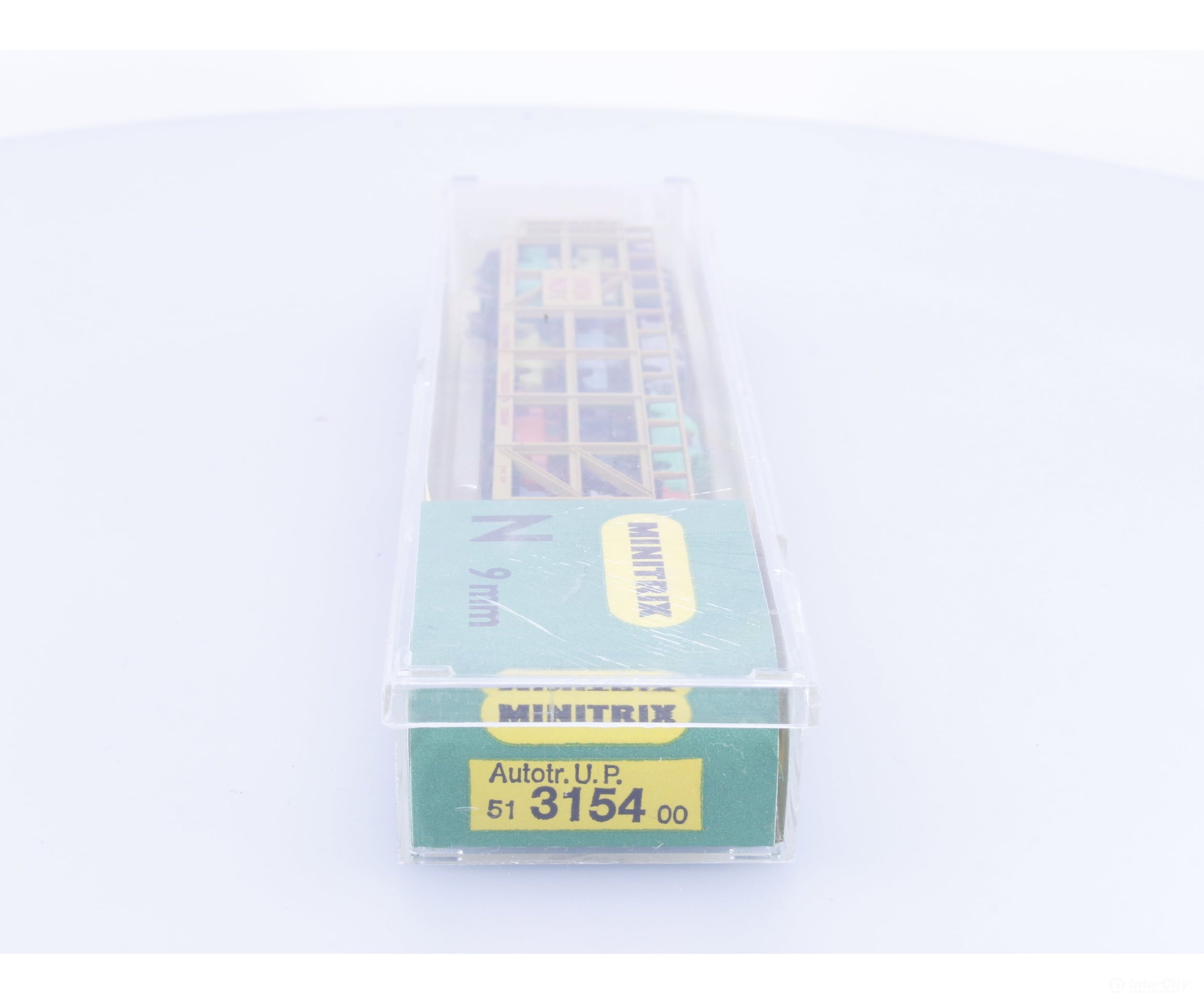 Minitrix 51315400 N Tri Level Open Autorack (TTX) Union Pacific (UP) 71014 - Freight Cars