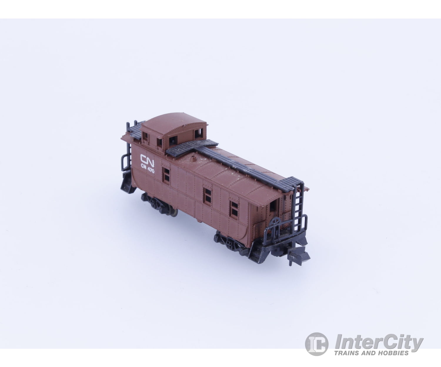 Minitrix 51326800 N Offset Cupola Caboose Canadian National (CN) 470 Freight Cars