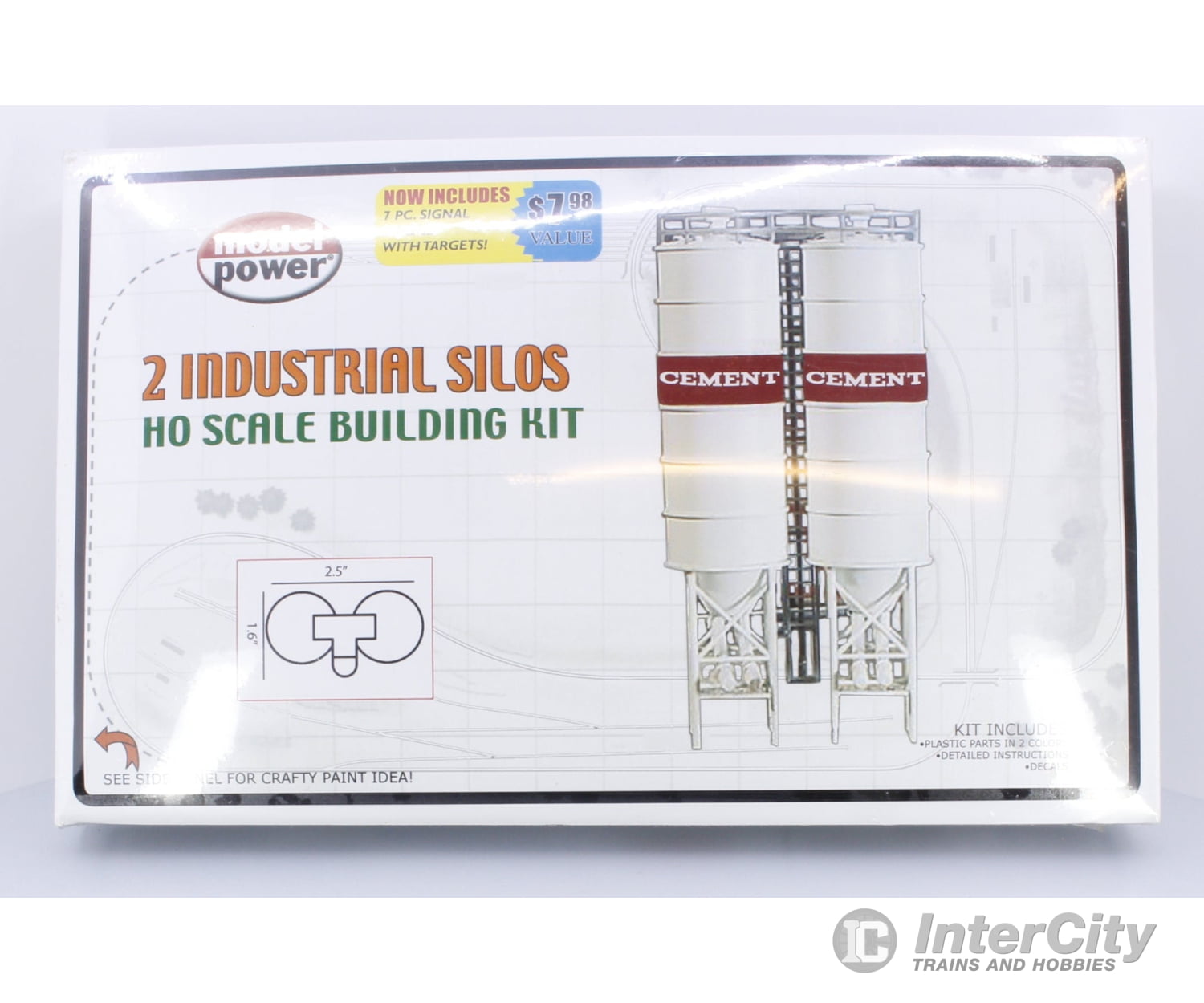 Model Power 186 HO 2 Industrial Silos Structures