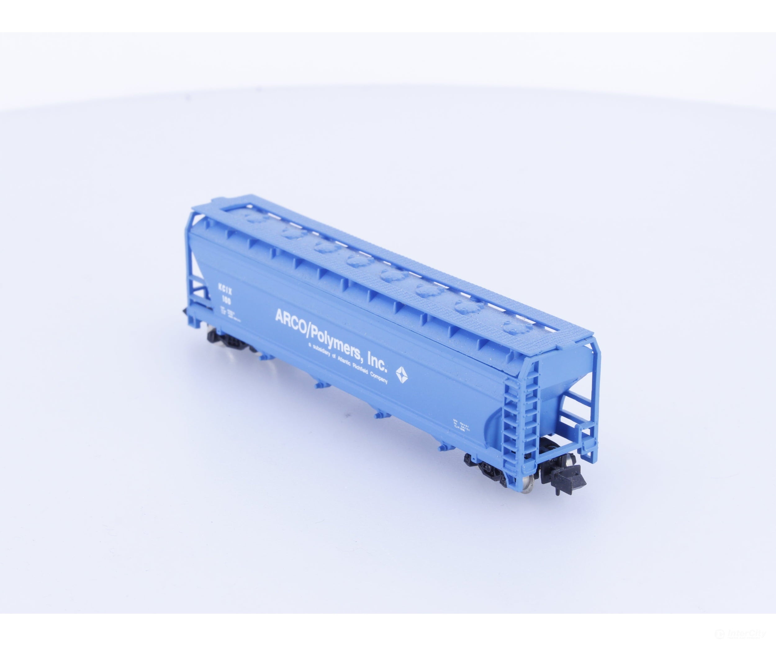 Model Power 3472 N 55’ Cylindrical Hopper ARCO/Polymers Inc (KCIX) 100 - Freight Cars