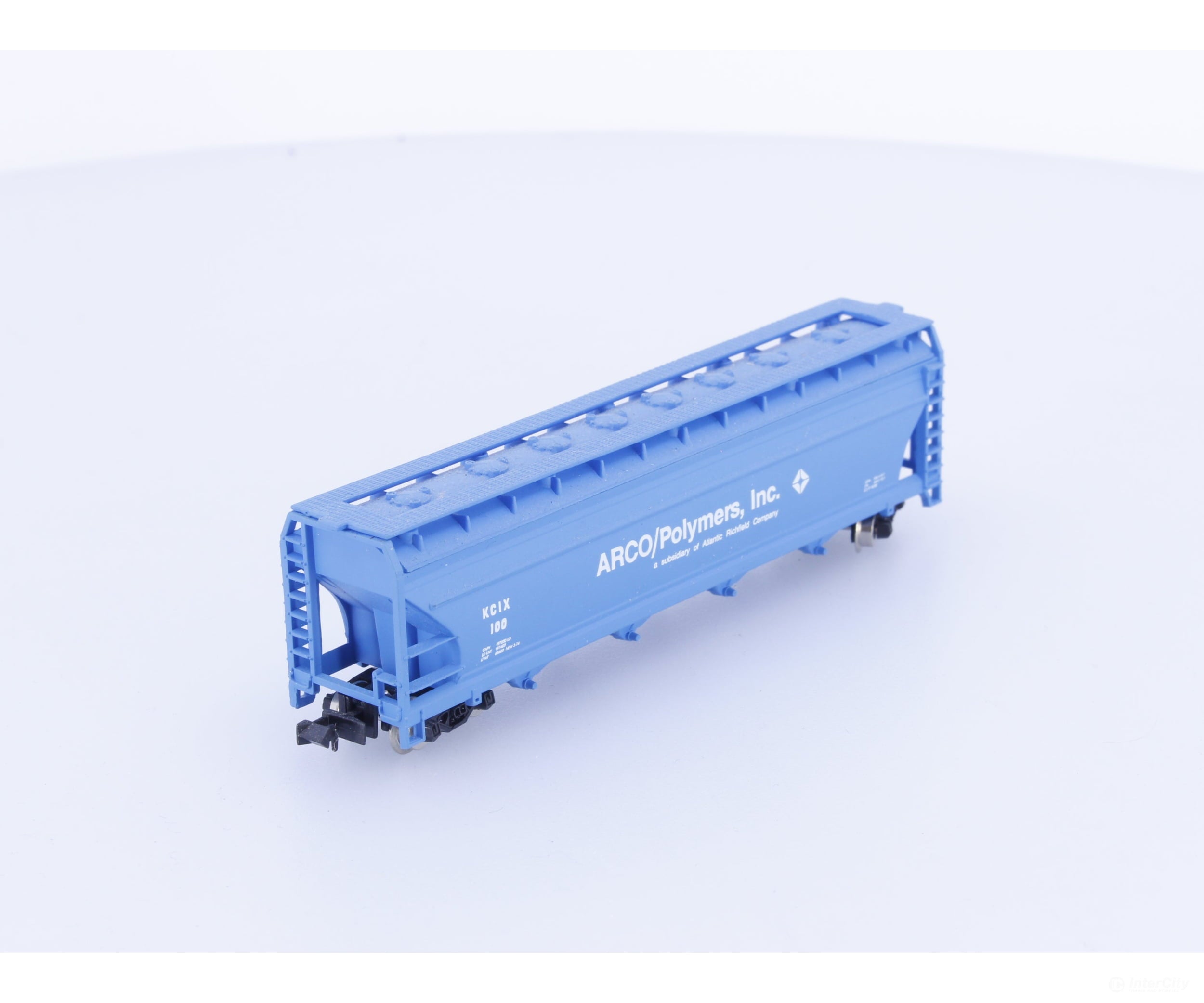 Model Power 3472 N 55’ Cylindrical Hopper ARCO/Polymers Inc (KCIX) 100 - Freight Cars