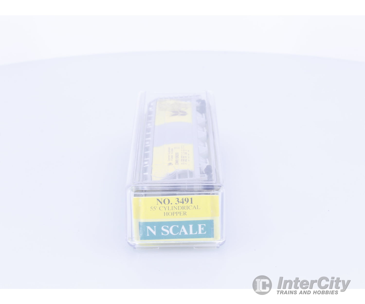 Model Power 3491 N 4 Bay Cylindrical Grain Hopper Canadian Wheat Board (CNWX) 106200 Freight Cars