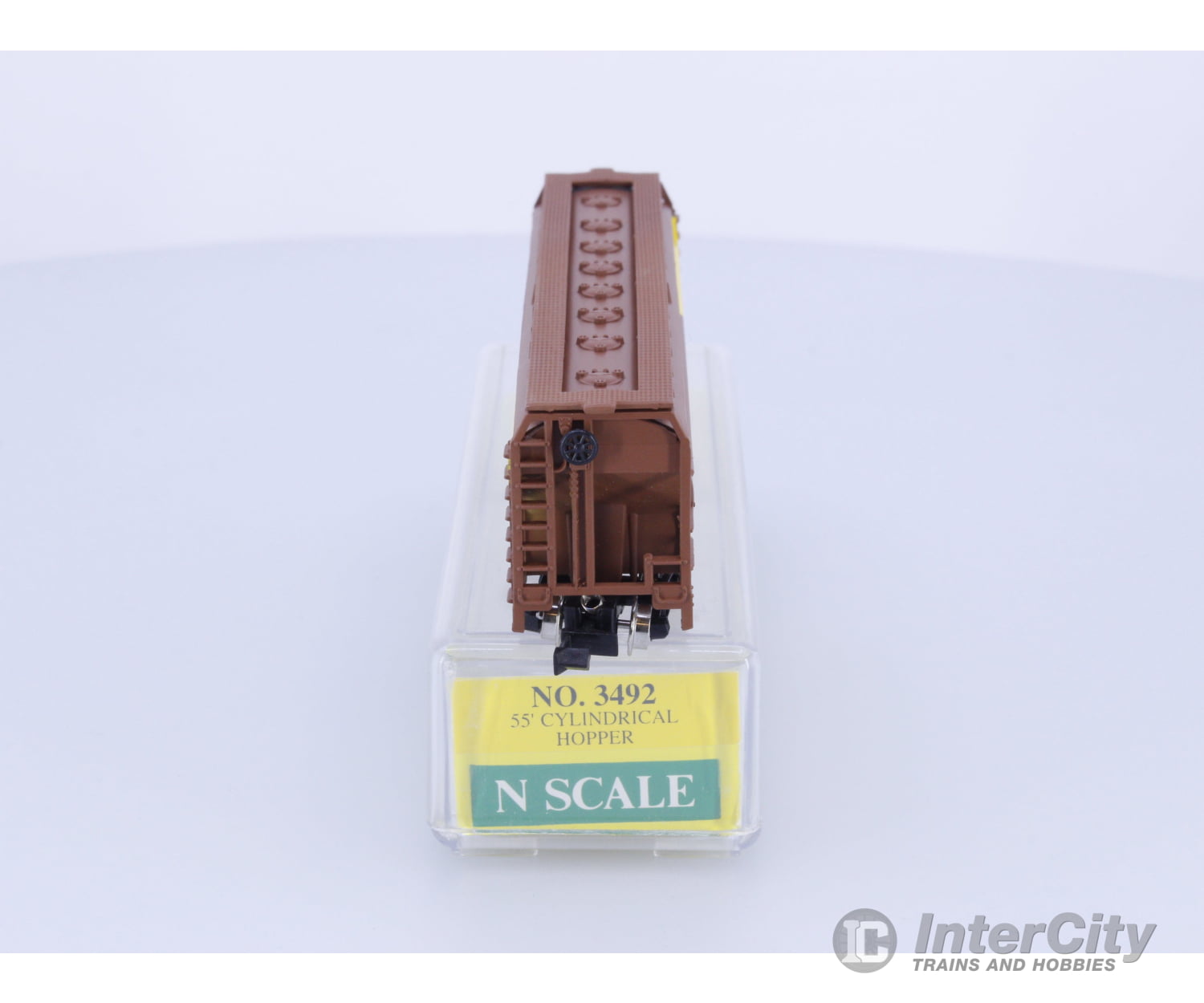 Model Power 3492 N 55’ Cylindrical Hopper Government of Canada (CNWX) 601073 Freight Cars