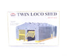 Model Power 611 HO Twin Loco Shed Kit - Structures
