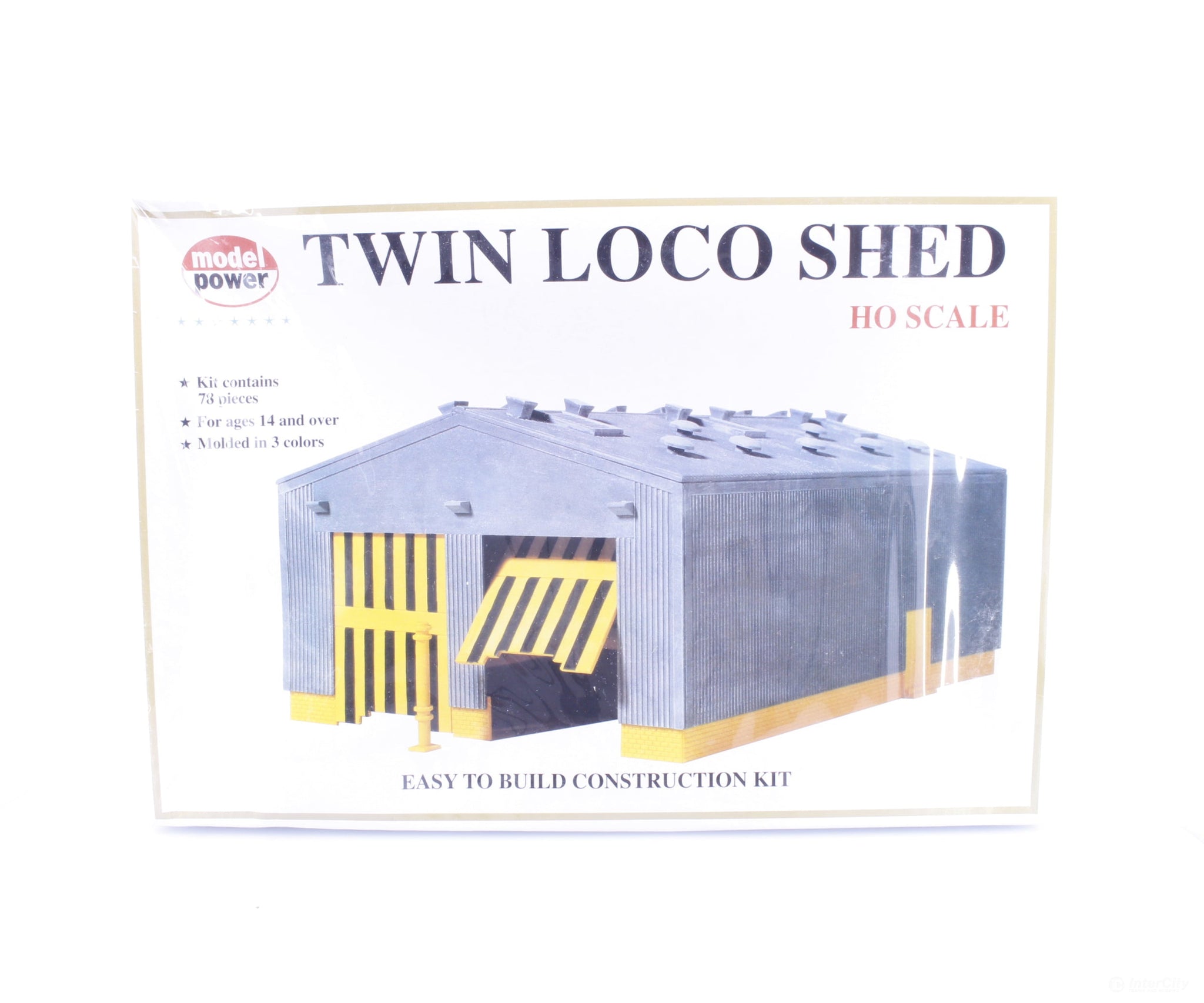 Model Power 611 HO Twin Loco Shed Kit - Structures