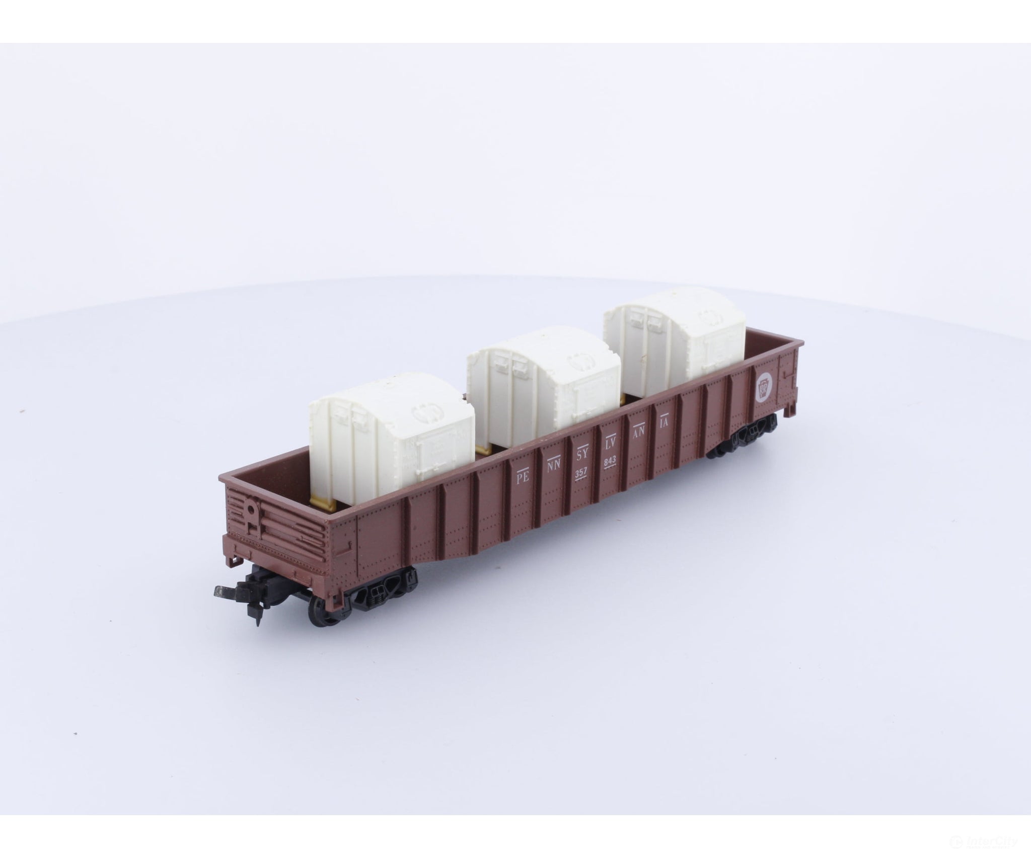 Model Power 6741 HO Low Side Hopper Car Pennsylvania (PRR) 357843 Freight Cars