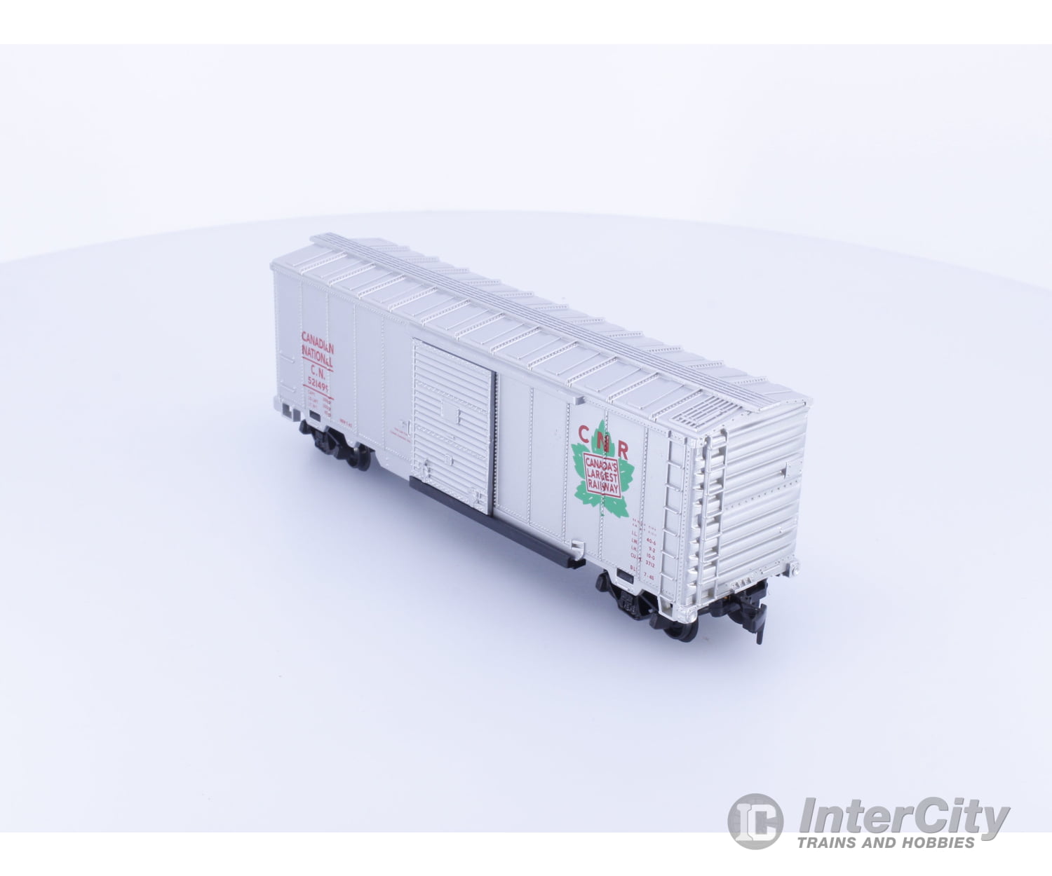 Model Power 7953 HO 40’ Steel Boxcar Canadian National (CN) 521499 Freight Cars