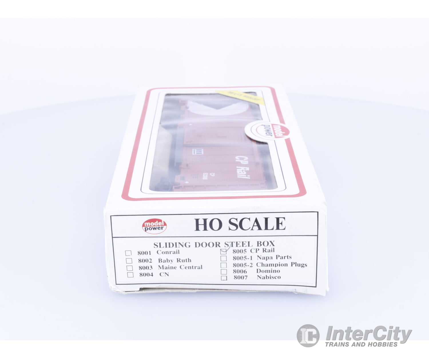 Model Power 8005 HO 40’ Single Door Steel Boxcar Canadian Pacific (CP) 53388 Freight Cars