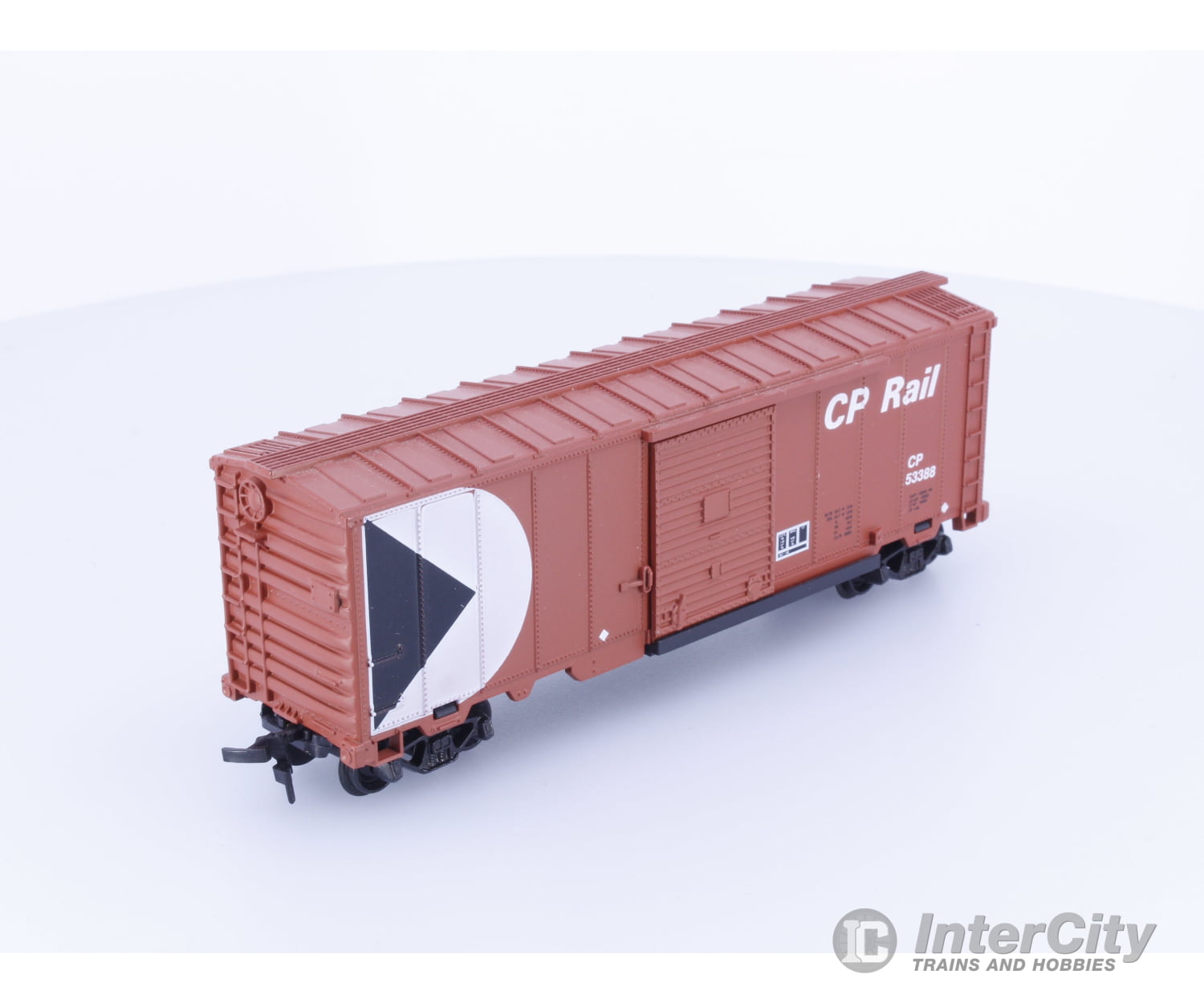 Model Power 8005 HO 40’ Single Door Steel Boxcar Canadian Pacific (CP) 53388 Freight Cars