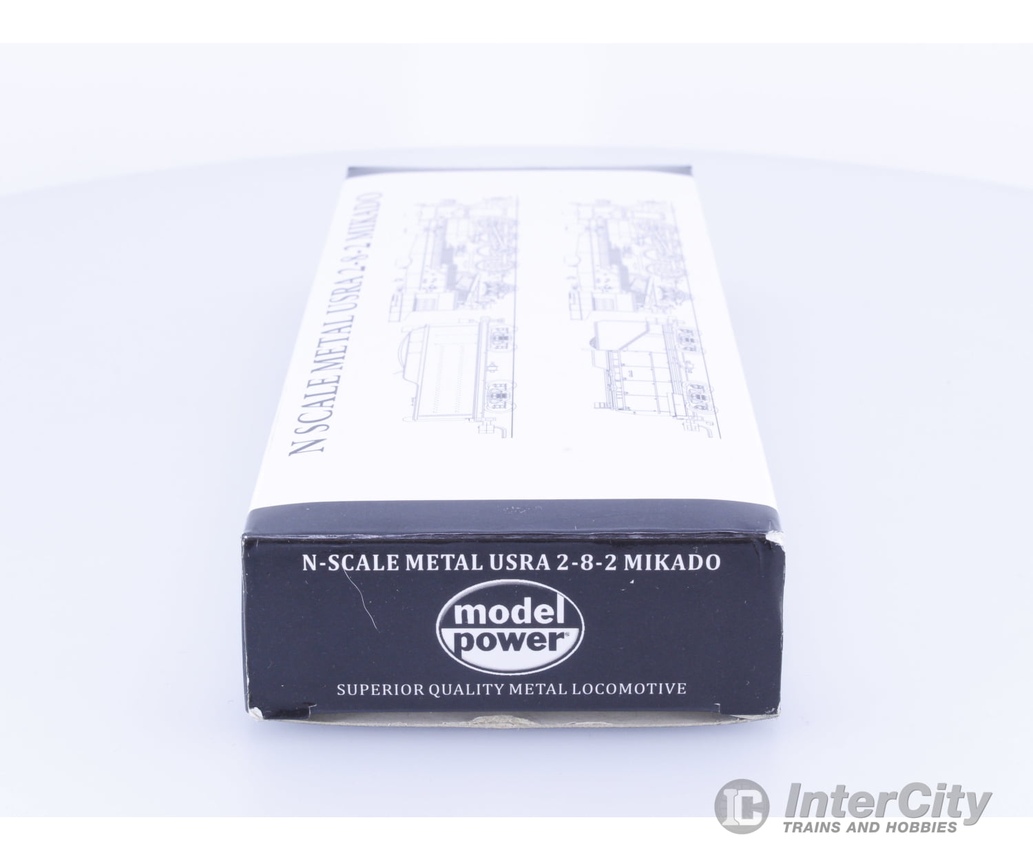 Model Power 87590 N Metal USRA 2-8-2 Mikado Steam Locomotive Undecorated Analog DC Locomotives