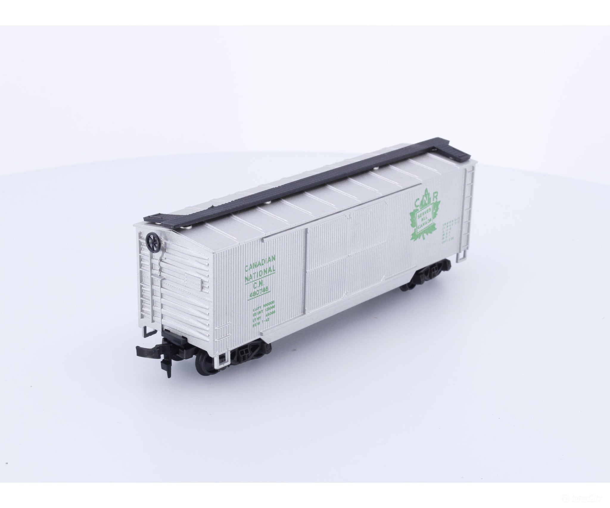Model Power 9004 HO 40’ Box Car Canadian National (CN) 480746 (#1) Freight Cars