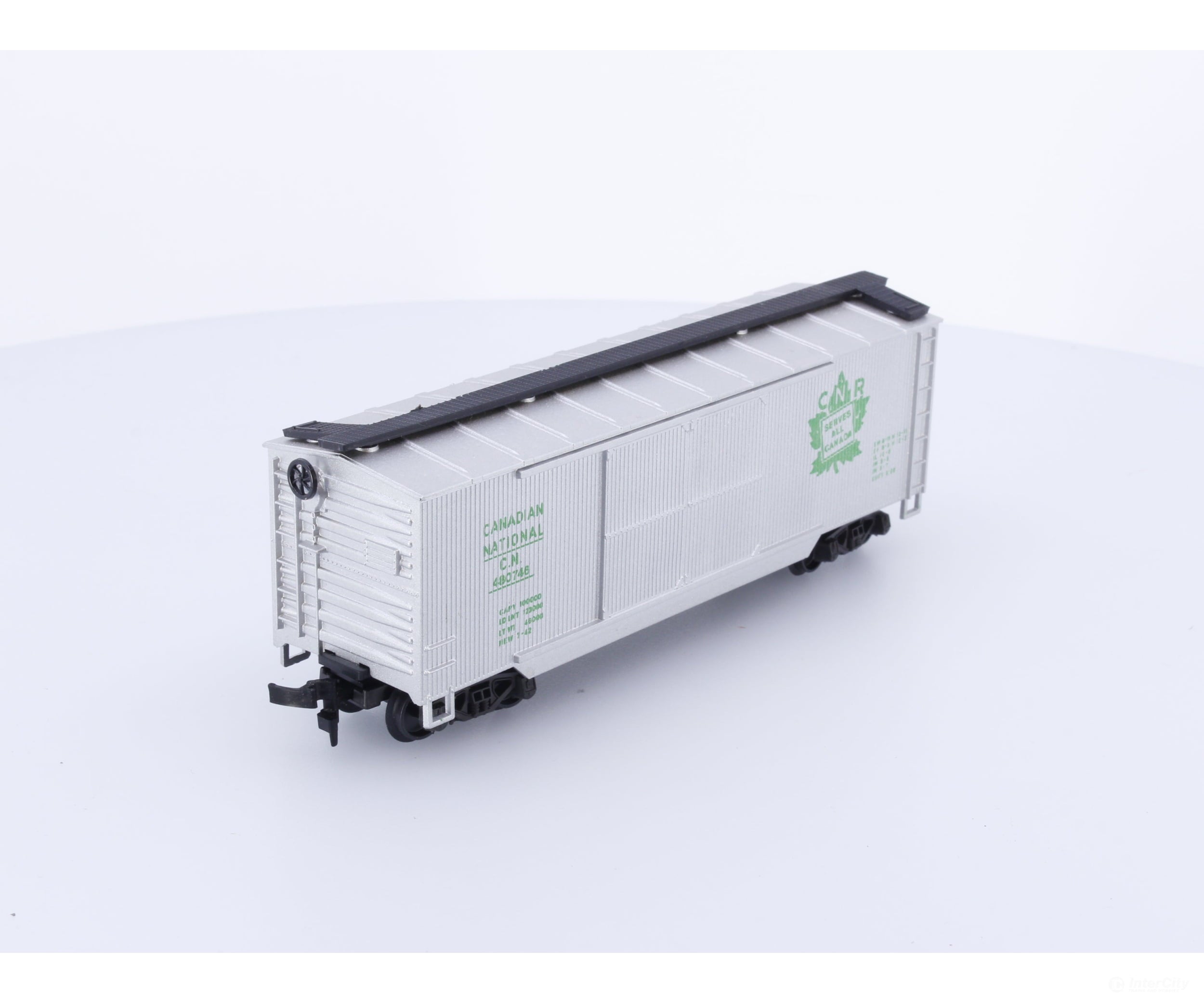 Model Power 9004 HO 40’ Box Car Canadian National (CN) 480746 (#1) Freight Cars