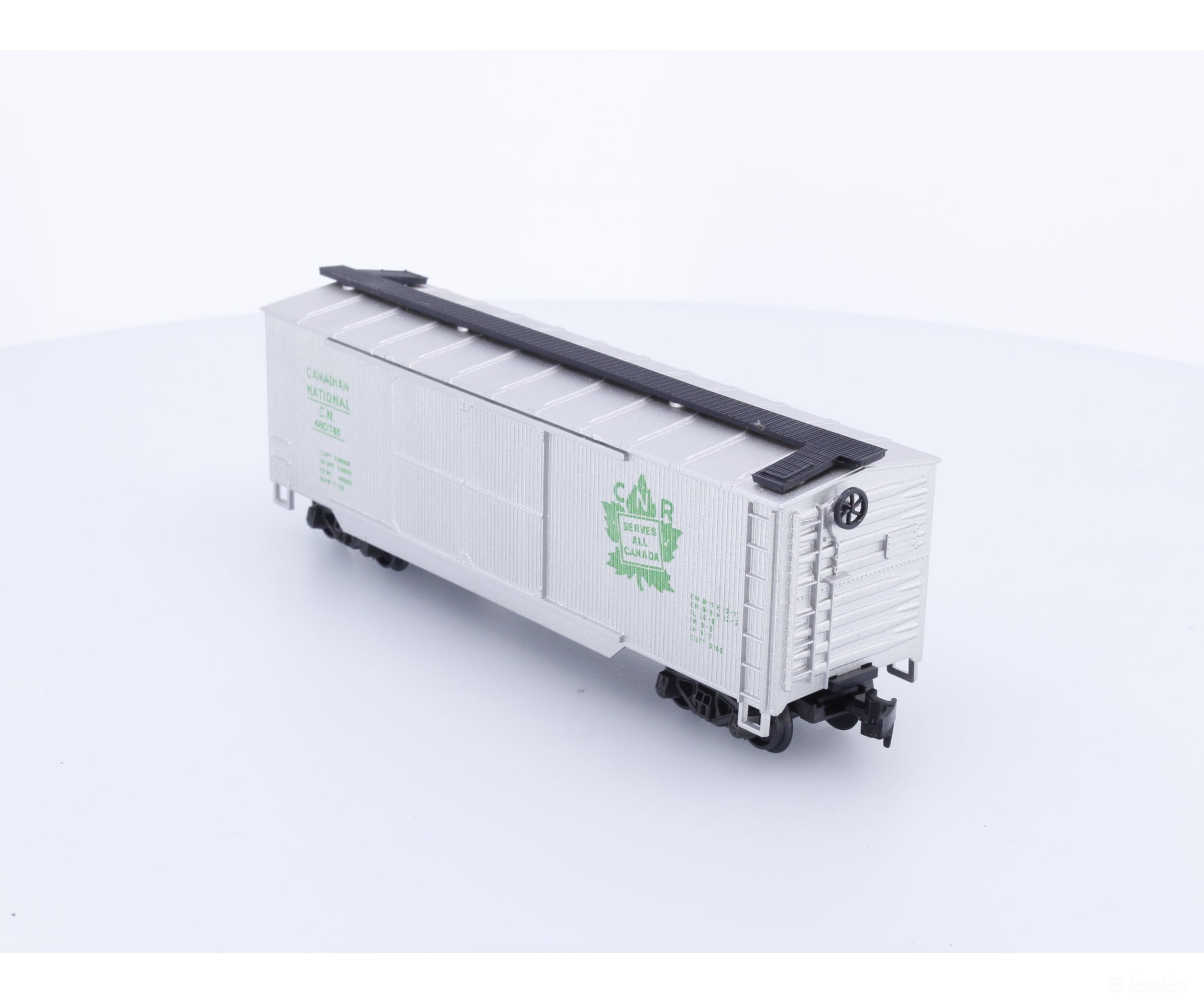 Model Power 9004 HO 40’ Box Car Canadian National (CN) 480746 (#1) Freight Cars