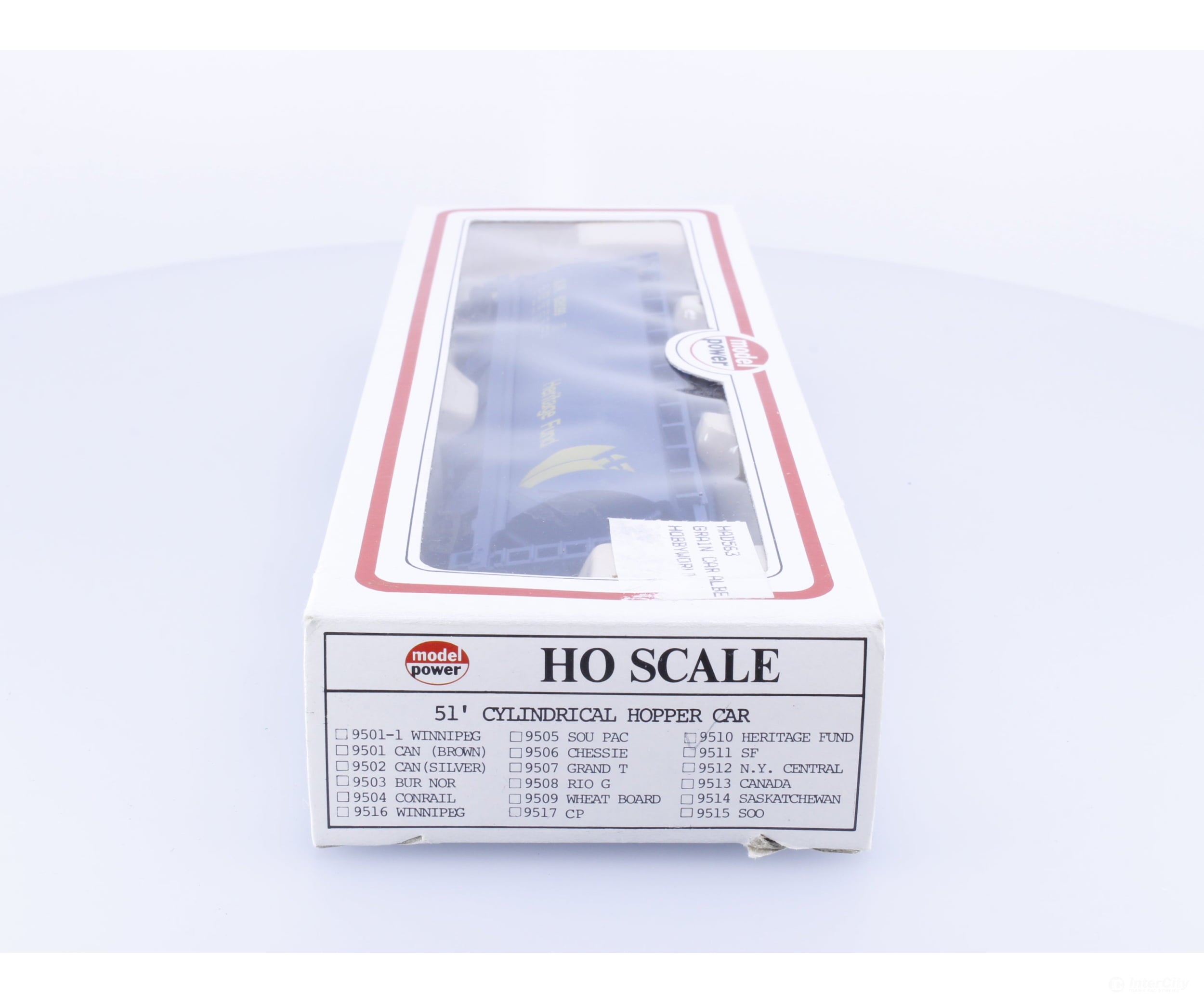 Model Power 9510 HO 51’ 4 Bay Cylindrical Hopper #2 Alberta (ALNX) 628099 Freight Cars