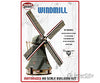 Model Power Ho 404 Motorized Windmill -- Kit Structures