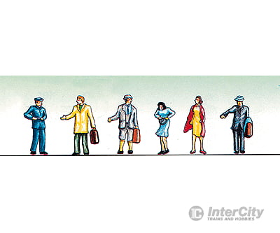 Model Power Ho 5707 At The Station -- Set #2 Pkg(6) Figures