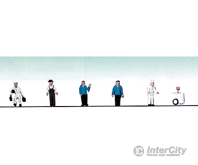 Model Power Ho 5709 Station Crew -- Pkg(6) Figures