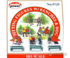 Model Power HO 5725 Passengers pkg(6) - Sitting w/Benches & Dog Figures
