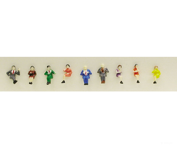 Model Power N 1334 Passengers - Sitting People pkg(9) - Figures