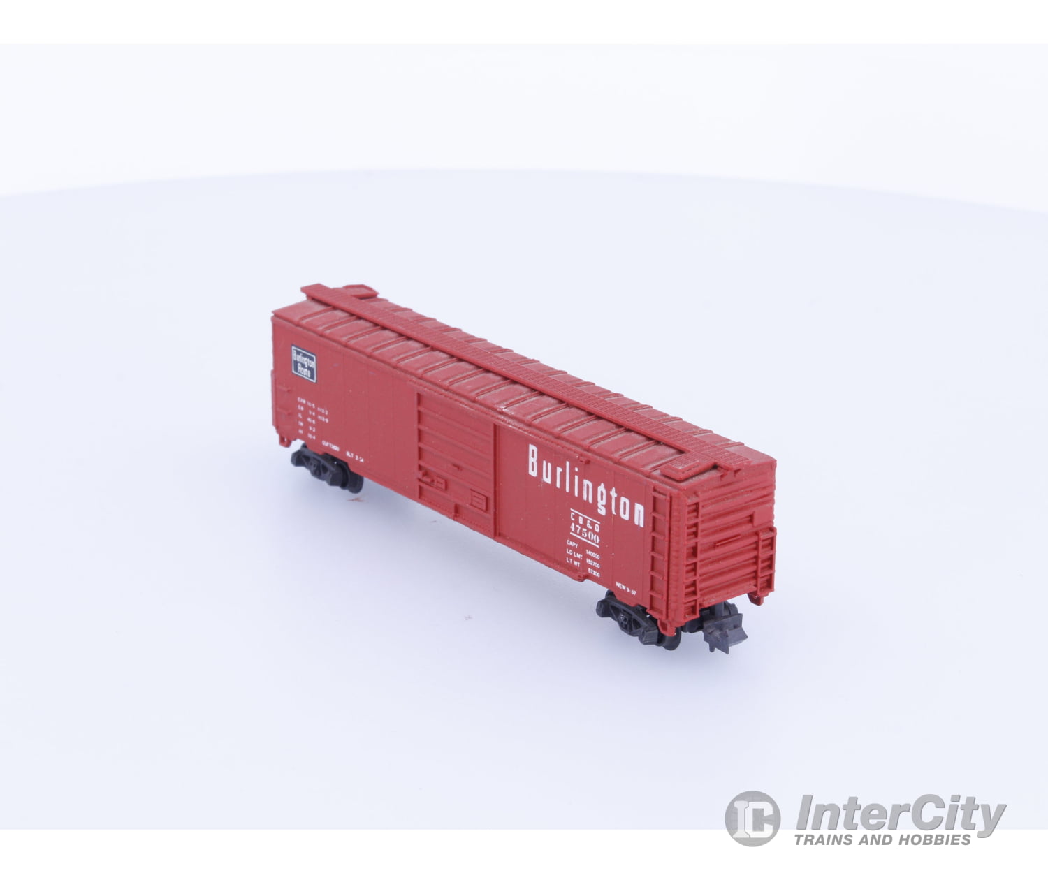 Model Power N 50’ Box Car Chicago Burlington and Quincey (CBQ) 47500 Freight Cars