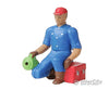 Model Power O 70011 Painted Lighted Figure (Leds & Fiber Optics For Ac/Dc) -- Man W/Flashlight