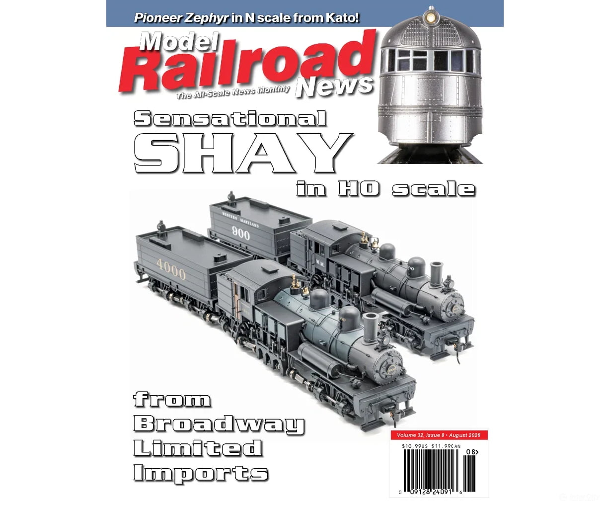 Model Railroad News Magazine August 2026 - Magazines