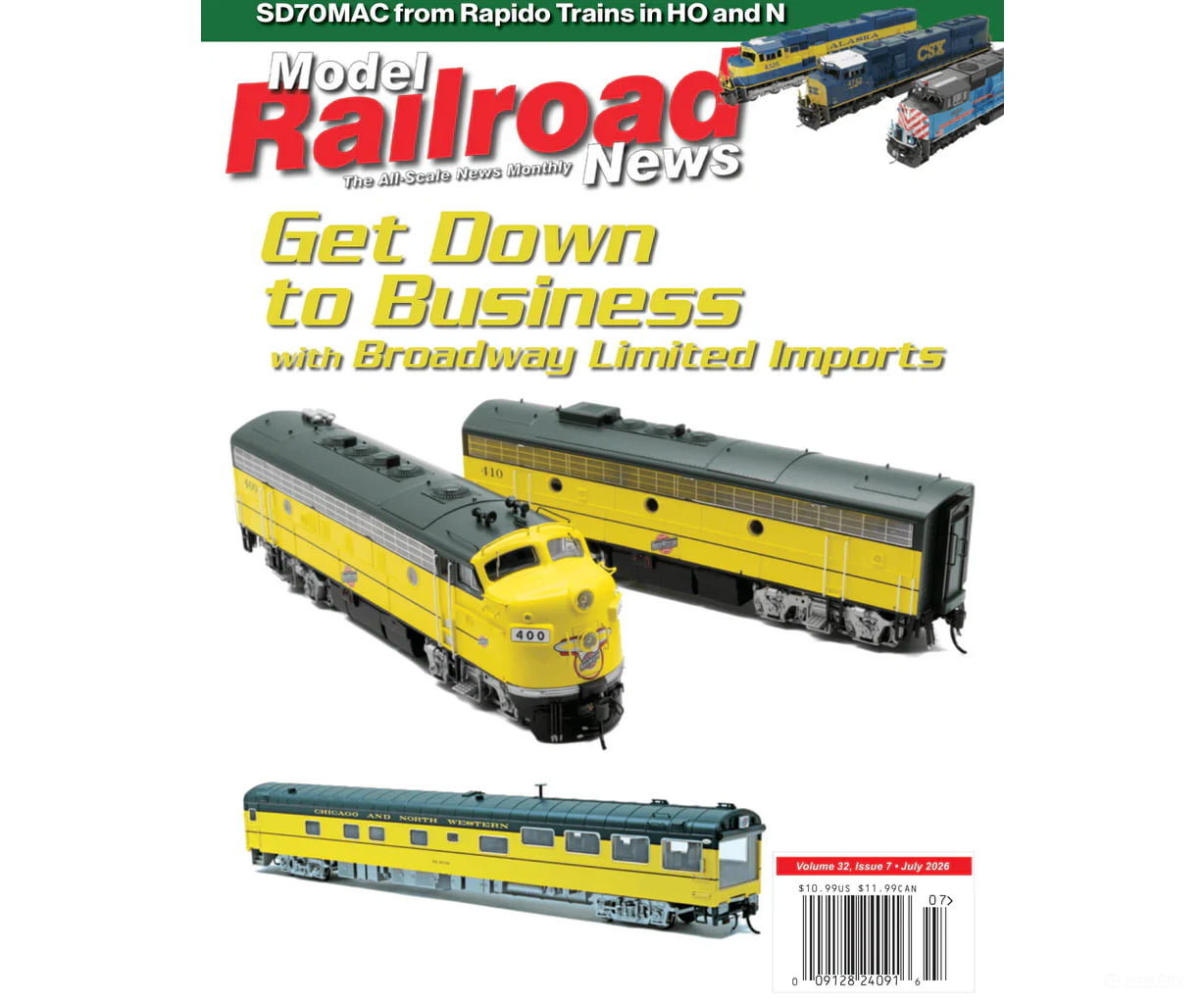 Model Railroad News Magazine July 2026 - Magazines