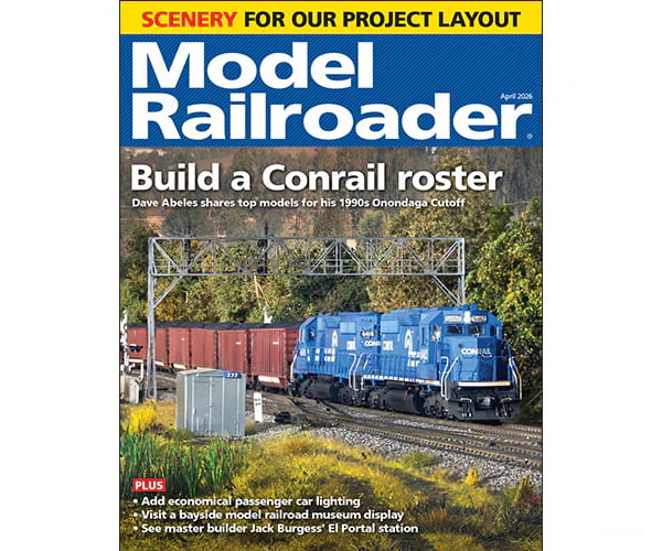 Model Railroader Magazine April 2026 Magazines