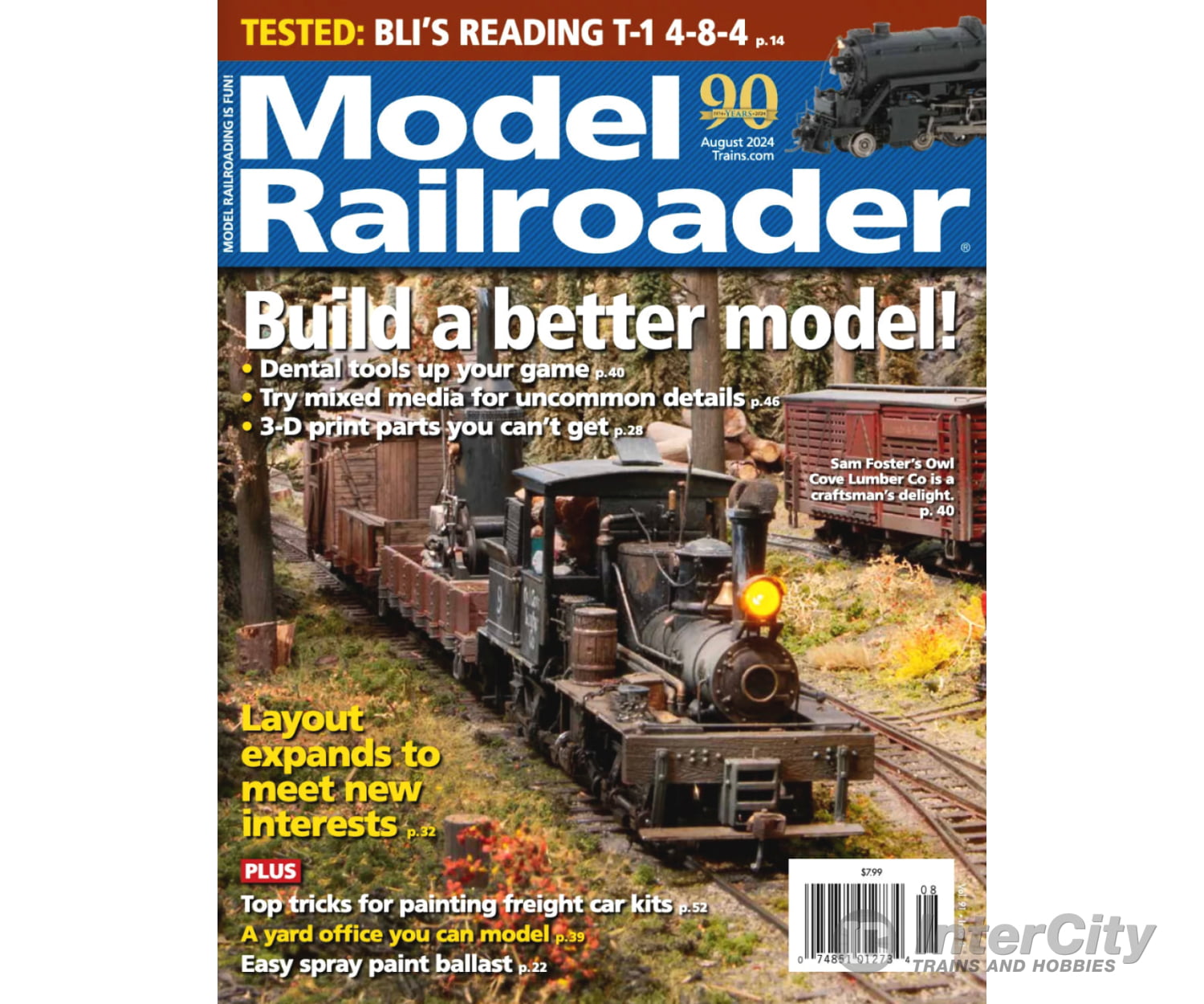 Model Railroader Magazine August 2024 Magazines