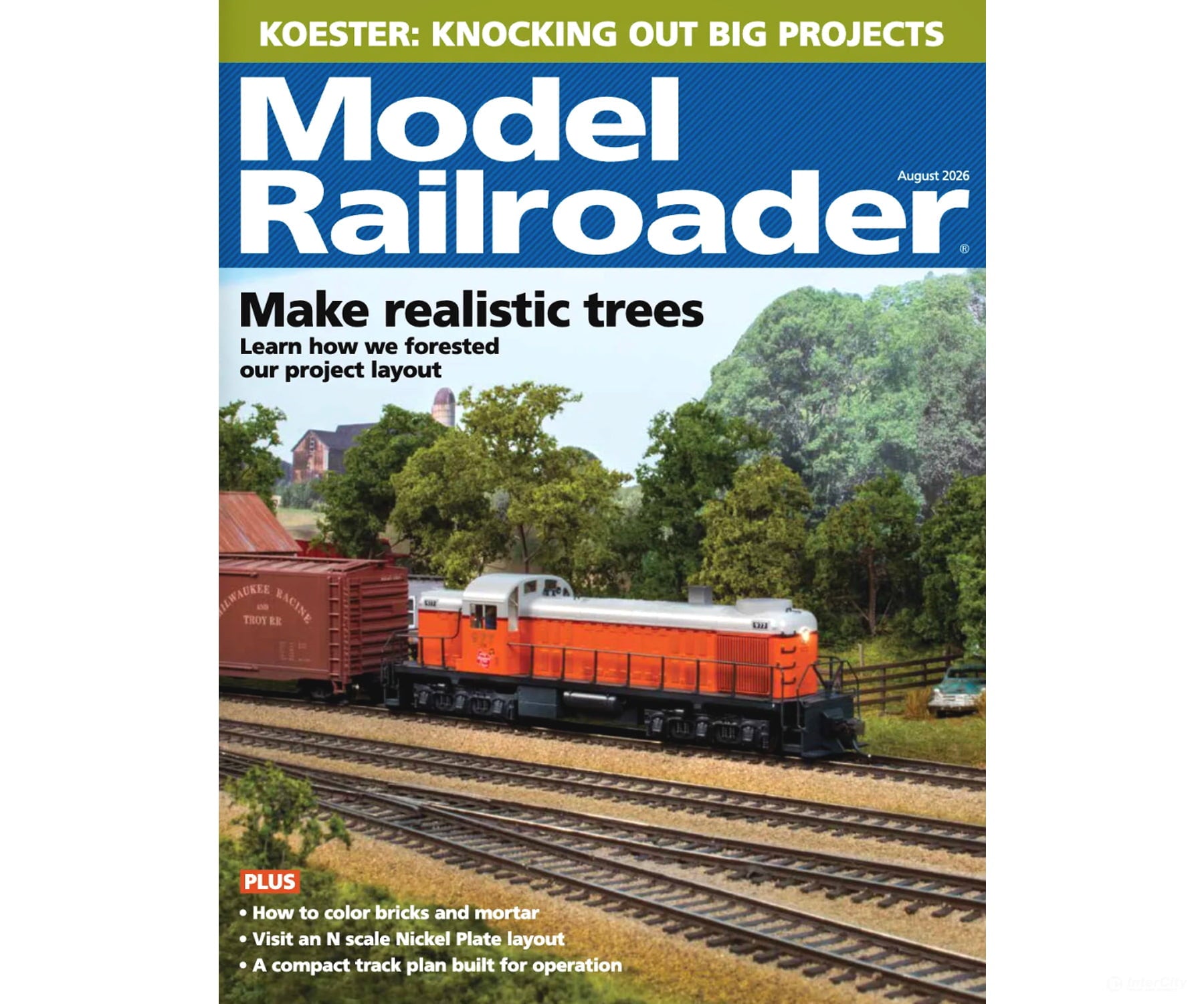 Model Railroader Magazine August 2026 - Magazines